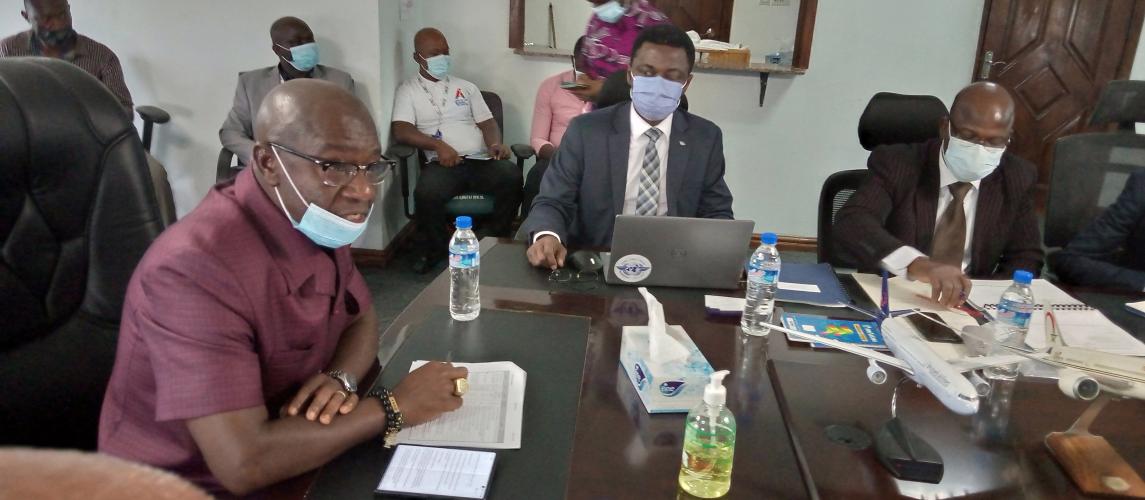 Opening meeting as DG Moses Y. Kollie expresses Liberia’s full compliance and cooperation during the process