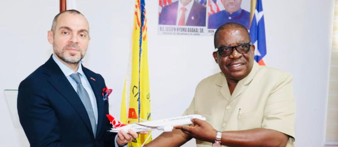 LCAA Holds Exploratory Talks with Turkish Airlines, Exploring Potential for New Flights to Liberia