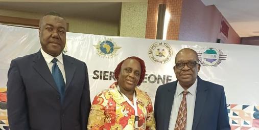The Liberia Civil Aviation Authority delegation returns from Single African Air Transport Market meeting in Freetown