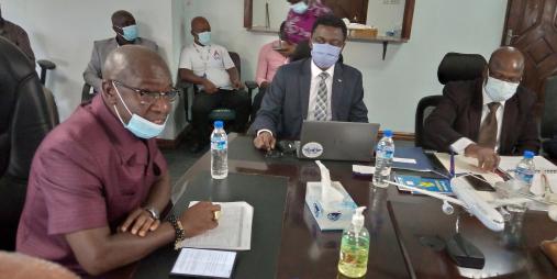 Opening meeting as DG Moses Y. Kollie expresses Liberia’s full compliance and cooperation during the process